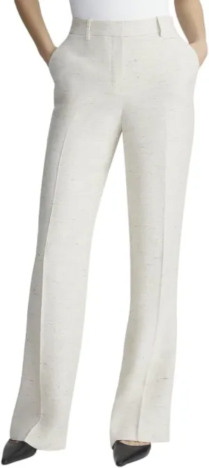 Gates Linen-Blend Full Leg Pant