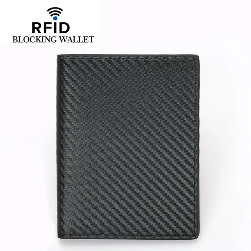Genuine Leather Bank Large Capacity Swiping Card Holder