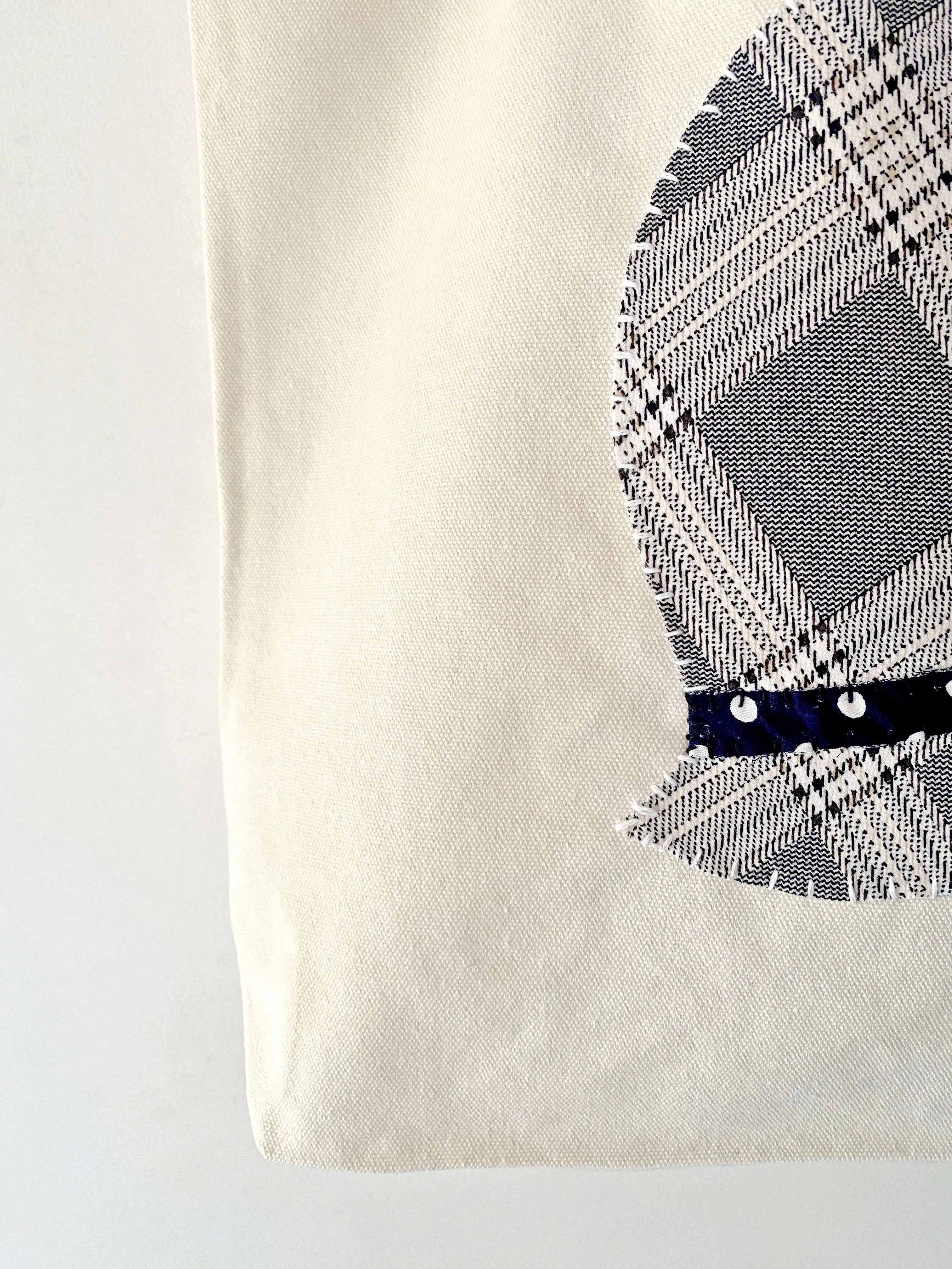 Gingham Hat Tote Bag
