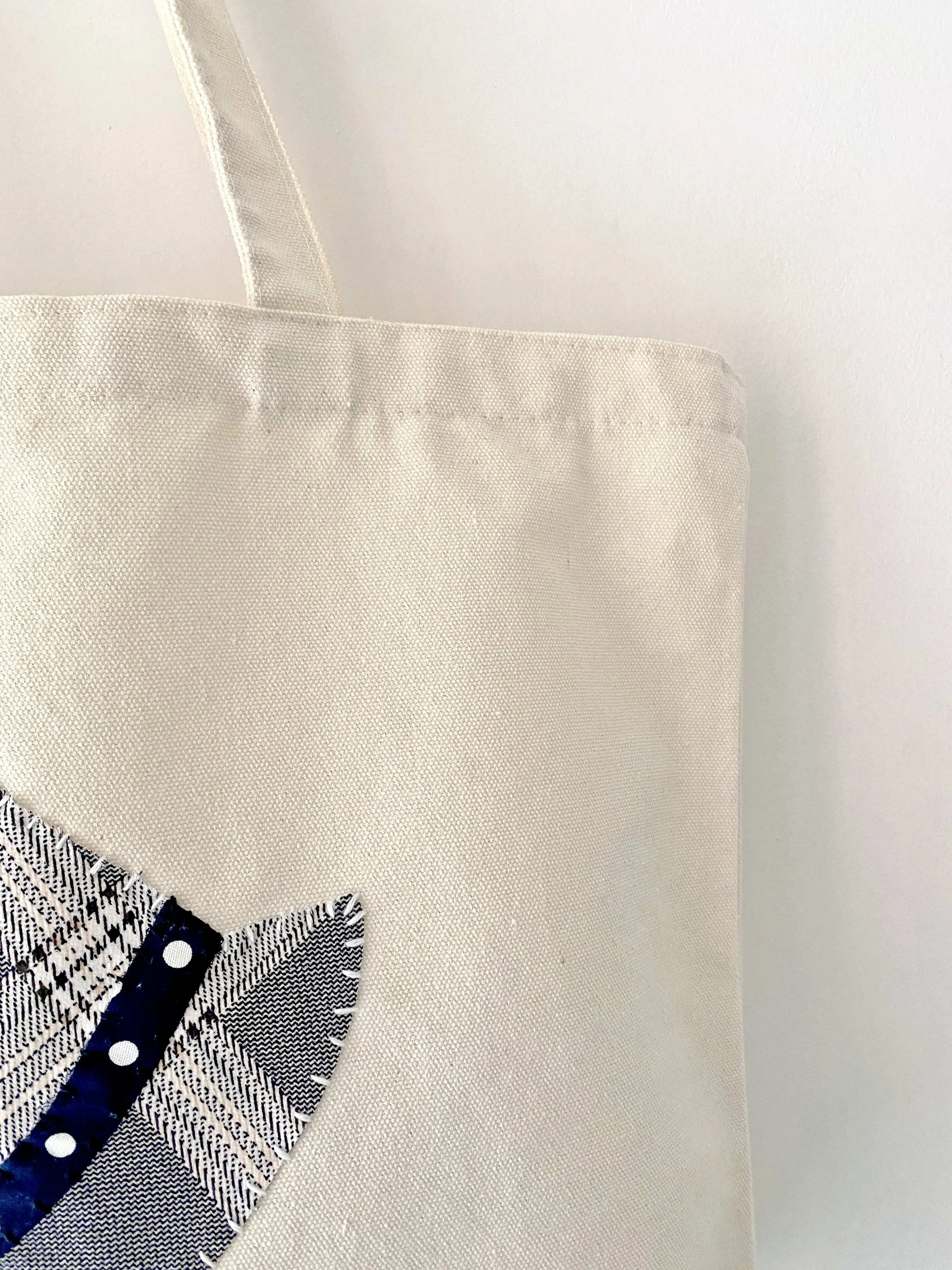 Gingham Hat Tote Bag