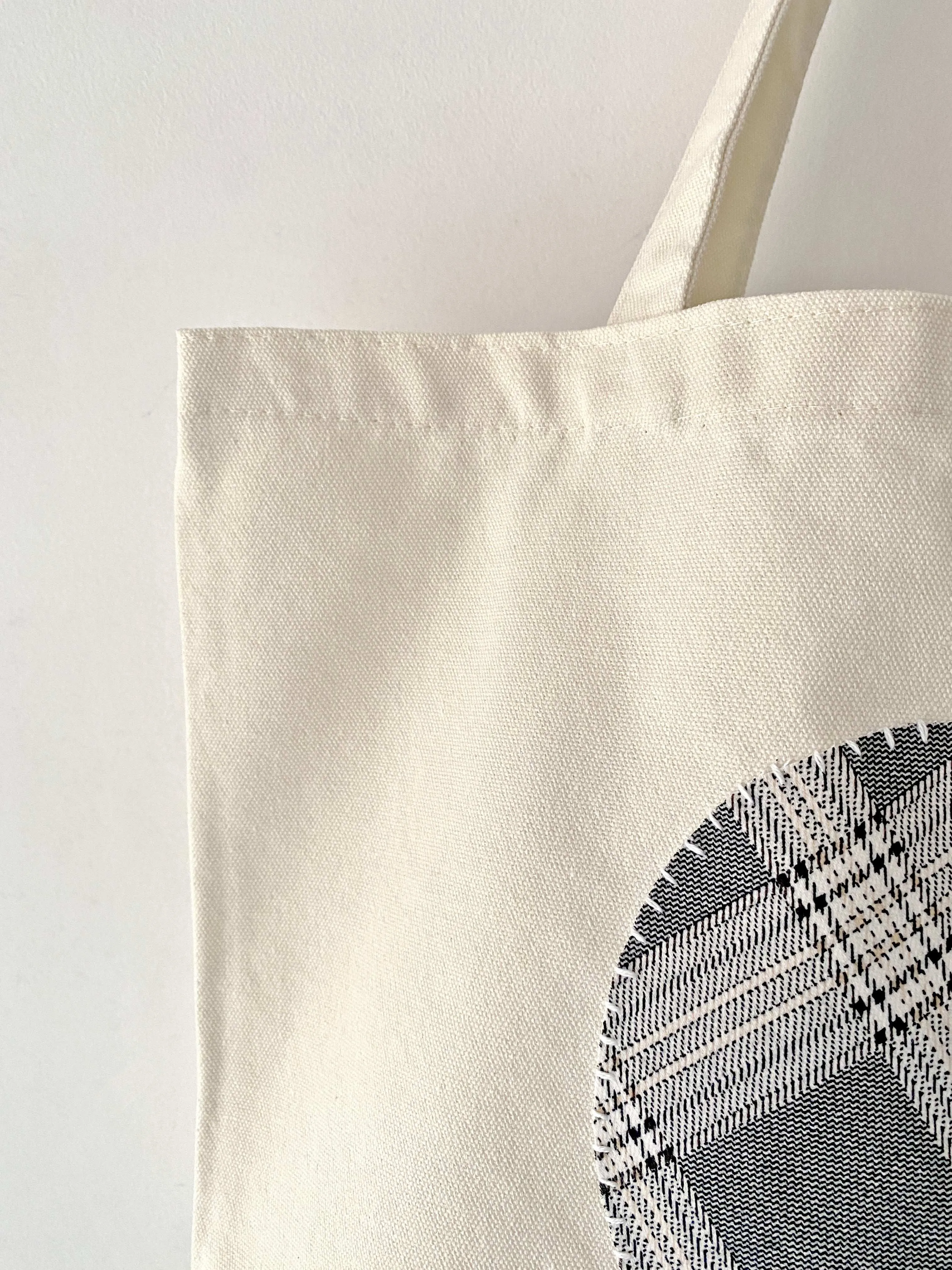 Gingham Hat Tote Bag