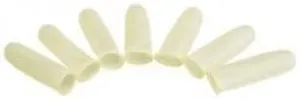 Grafco 3911-M Reinforced Latex Finger Cots, 144/box - Medium