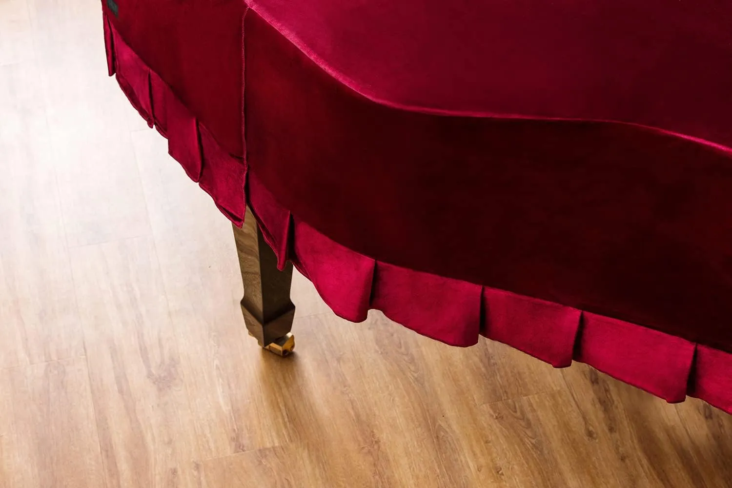 Grandeur Ultimate - Yamaha Grand Piano Cover, Velvet Piano Against Scratches & UV Rays, Handcrafted Yamaha Keyboard Cover, Waterproof & Dustproof Protection Design Fits 7", Classic Wine, YC6