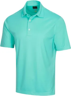 Greg Norman Mens Protek ML75 Microlux Embossed Polo - G7S22K470-426 - Waterfall - M