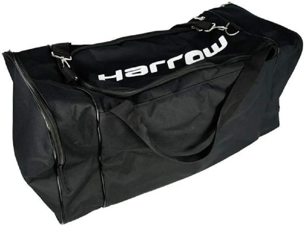 Harrow Apex Duffel Bag - 27 Inch Zipper Travel Sports Equipment Bag - Lightweight Gym Bag (Black)