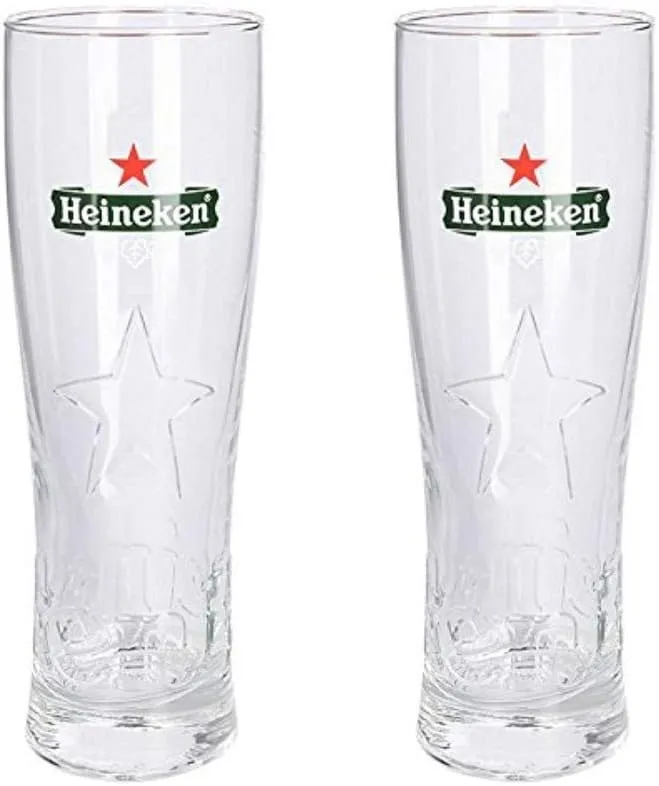 Heineken Signature Beer Glasses - Set of 2