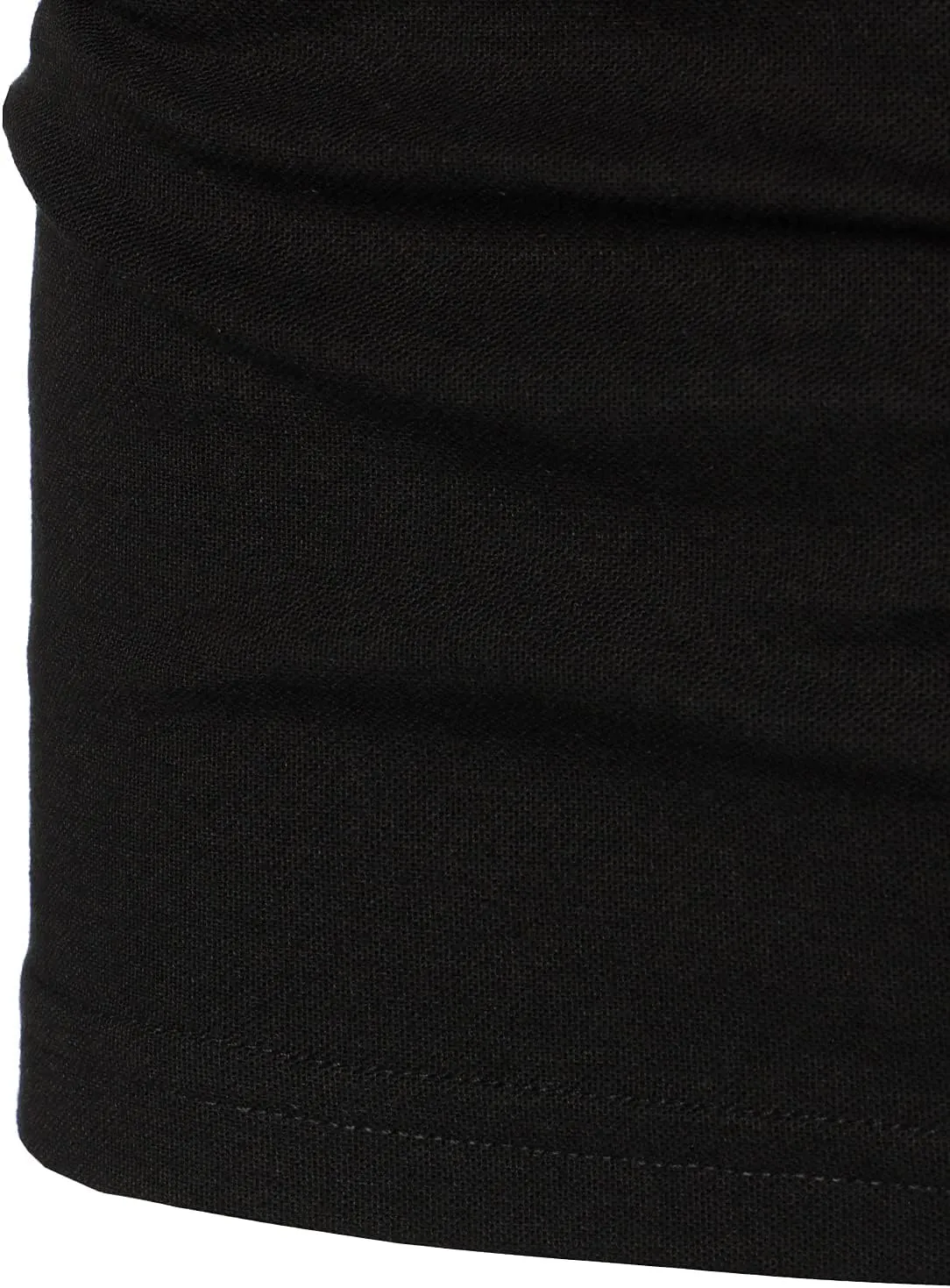 HOOD CREW Man’s Fashion Polo Shirts Short Sleeves Collared T Shirt Color Block Sports Golf Polos