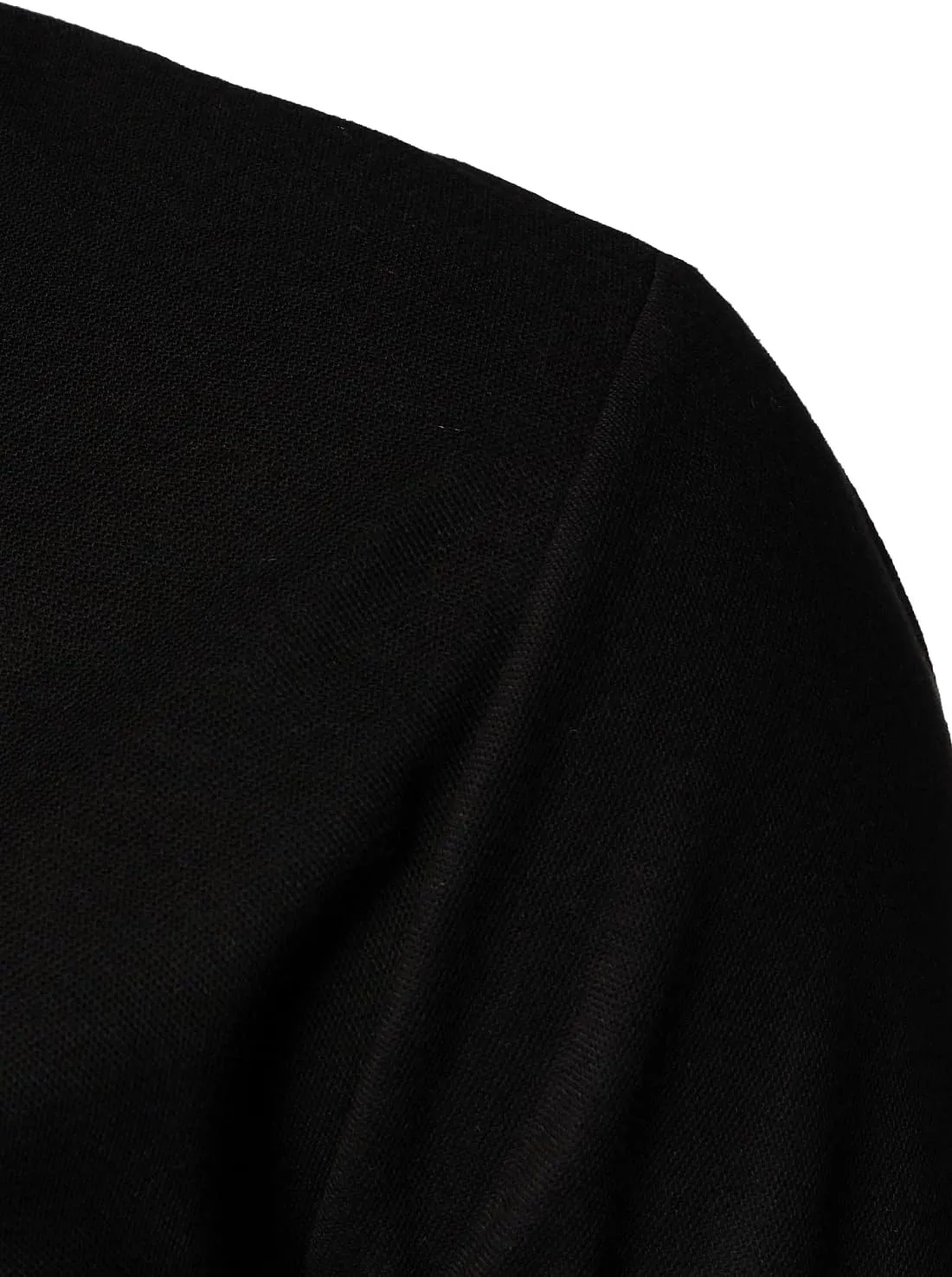 HOOD CREW Man’s Fashion Polo Shirts Short Sleeves Collared T Shirt Color Block Sports Golf Polos