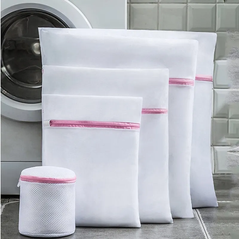 HULIANFU Laundry Bags for Dirty Clothes Washing Machines Mesh Laundry Wash Bags for Bra Underware Socks Laundry Washing Bag with Zipper
