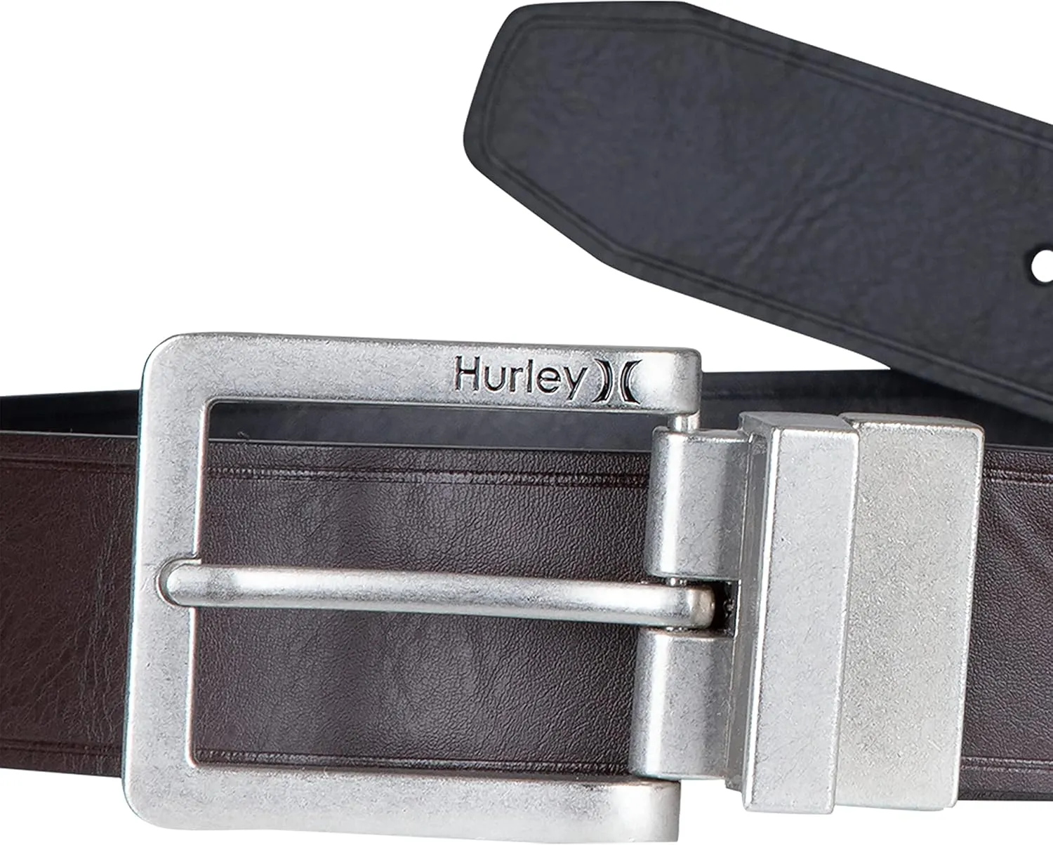 Hurley Men's Reversible Leather Belts
