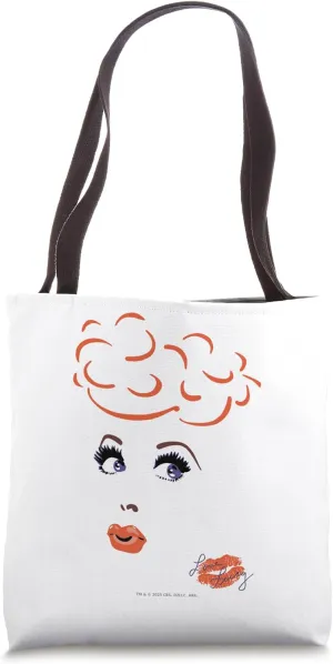 I Love Lucy Velvet Eyelashes Tote Bag