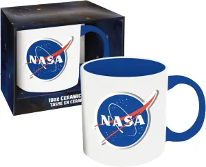 ICUP NASA Logo 18oz Embossed Ceramic Mug - Officially Licensed NASA Merchandise & Collectibles