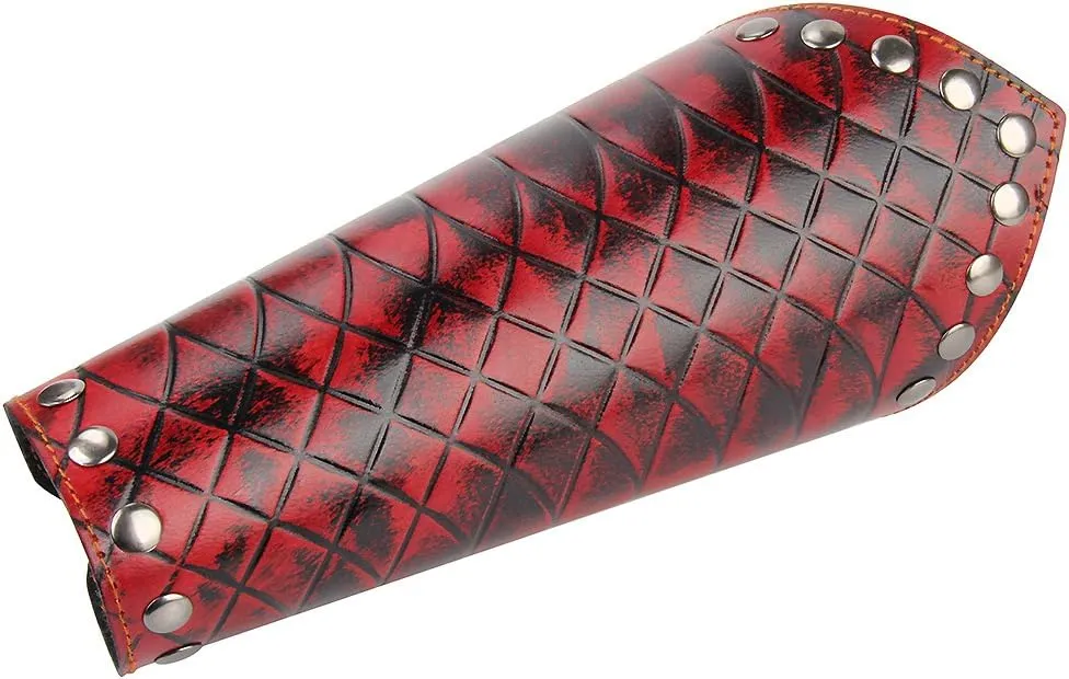 JAOYU Men Leather Bracers Arm Armor Cuff Gauntlet Wristband Medieval Bracers Viking Jewelry for Women Cosplay Costume