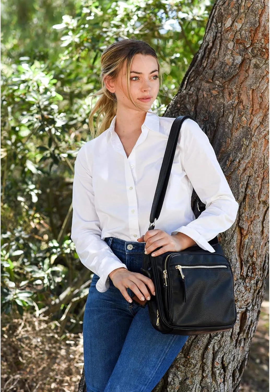 JESSIE & JAMES | Concealed Carry RFID Blocking Crossbody Purse for Women with Lock and Key