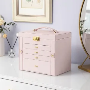 Jewellery Organiser Case Storage Box Display Bracelet Necklace Earrings Watch