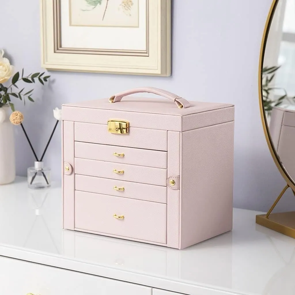 Jewellery Organiser Case Storage Box Display Bracelet Necklace Earrings Watch