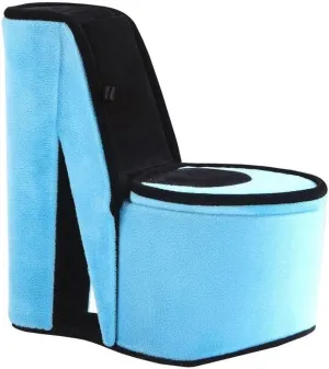 Jewelry Box - Elegant Tall Velvet Storage for Valuables with High Heel Shoe Design