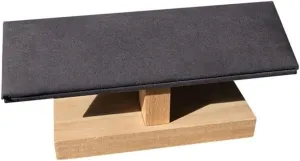 Jewelry Display Stand Velvet Wooden Jewelry Rack Bracelet Watch Stand Display Props Shopping Mall Counter Jewelry Display Organizers Jewelry display props(Gris)