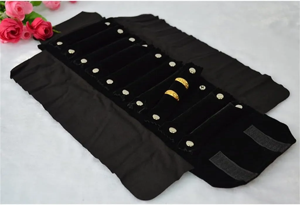 Jewelry Jewelry Ring Display Bag Multifunctional Jewelry Storage Bag Out Travel Convenient Exhibitor Bag Display Props