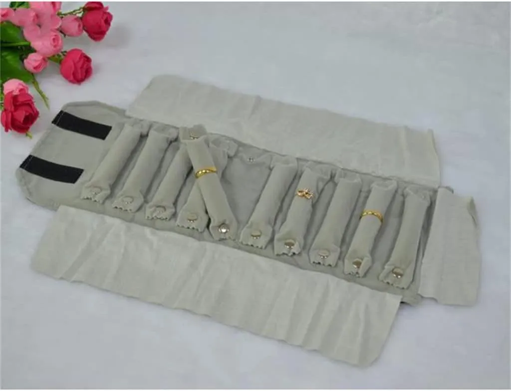 Jewelry Jewelry Ring Display Bag Multifunctional Jewelry Storage Bag Out Travel Convenient Exhibitor Bag Display Props