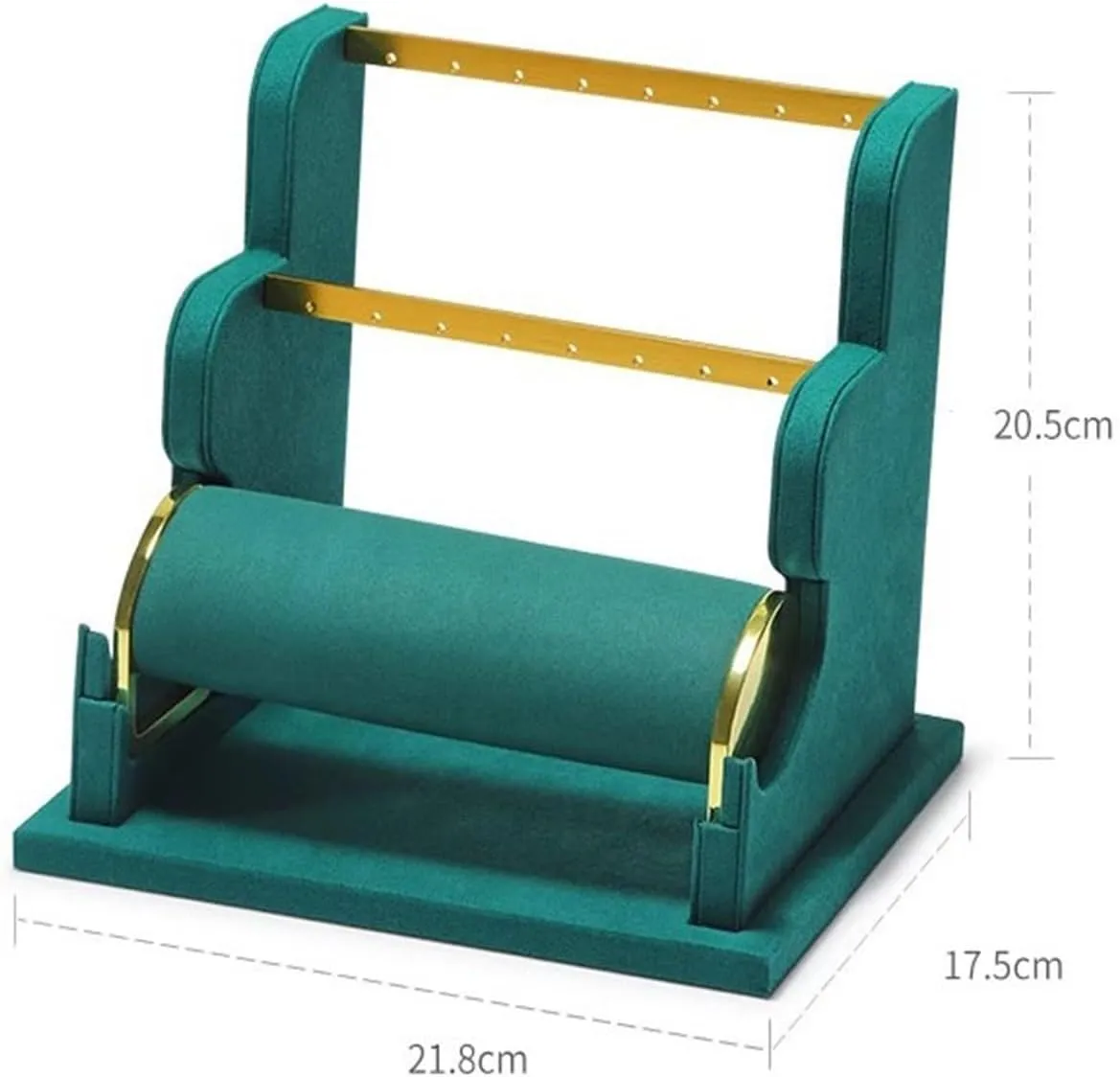 Jewelry Organizer Holder Jewelry Stand Display Rack Velvet Jewelry Display Stand Detachable Earring Bracelet Watch Display Storage Rack Jewelry Organizers and Display Stand