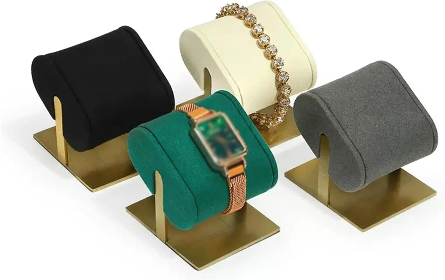 Jewelry Organizer Jewelry Organizer Bangle Display Stand Velvet Bracelet Holder Small Bracelet Holder for Jewelry Organization and Display Jewelry Stand (Co