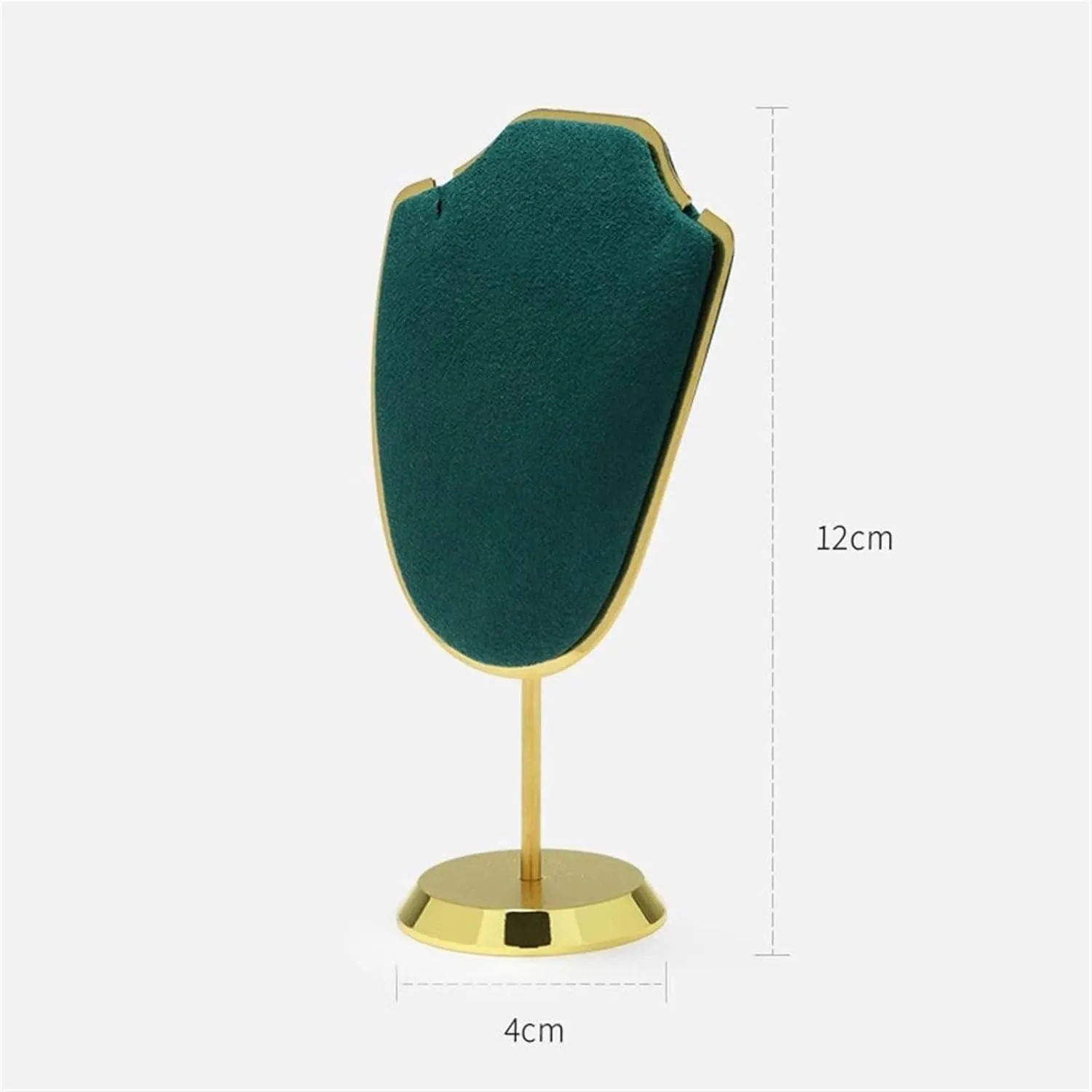 Jewelry Organizer Necklace Display Velvet Jewelry Easel Display Stand Pendants Chains Showcase Organizer Stand for Showcase Jewelry Stand (Color : A )