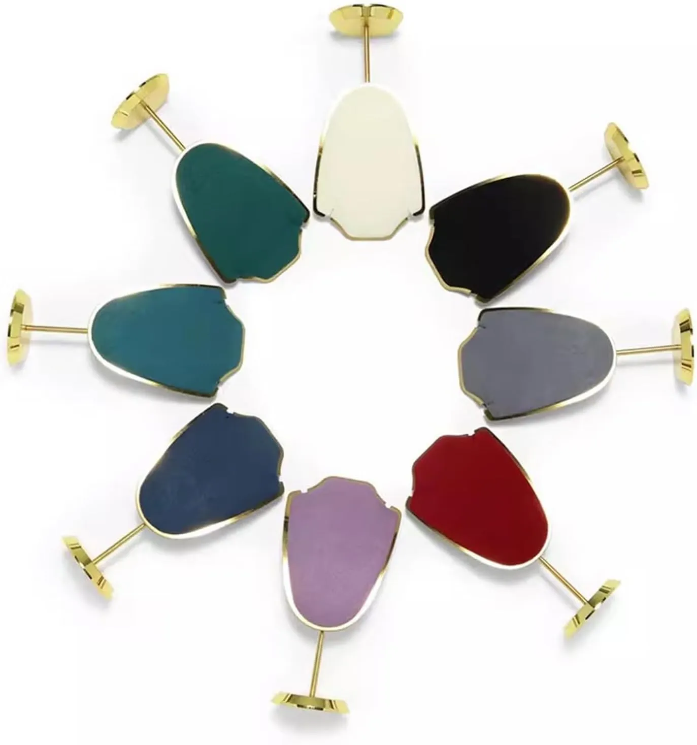 Jewelry Organizer Necklace Display Velvet Jewelry Easel Display Stand Pendants Chains Showcase Organizer Stand for Showcase Jewelry Stand (Color : F )