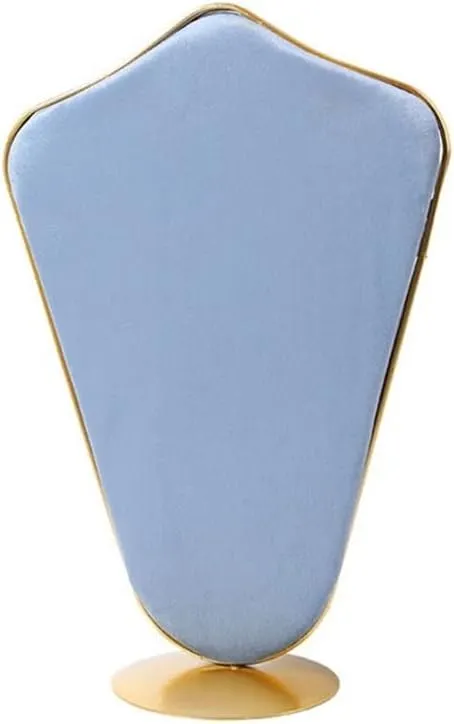 Jewelry Organizer Rack for Necklaces Velvet Double-sided Light Blue Creative High-end for Shopping Mall Jewelry Display Rack Display Accessories for