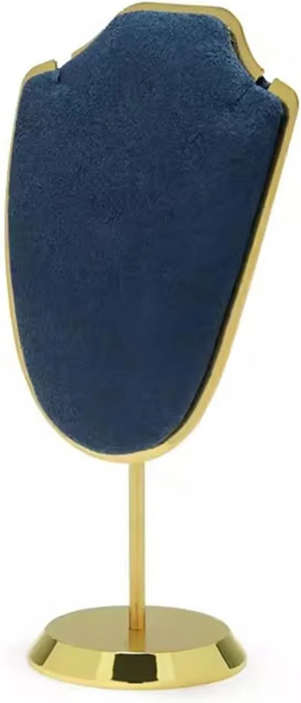 Jewelry Organizer Stand Necklace Display Velvet Jewelry Easel Display Holder Pendant Chain Showcase Organizer Stand for Showcase Jewelry Display Holder (Color : H) (E)