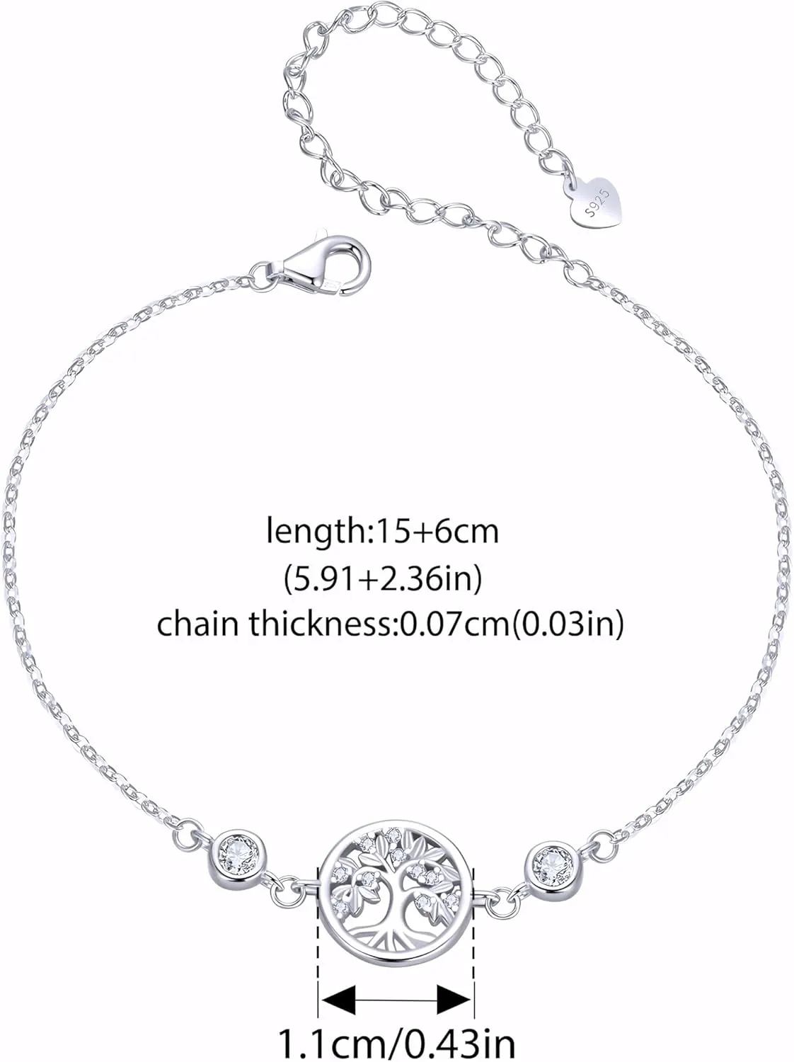 Jewelry sets for women Bamoer Simple Strength For Women Engagement Gifts Jewelry Set-T04