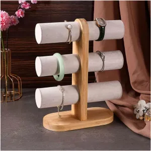 Jewelry Towers Bracelet Holder, Velvet Jewelry Display Stand, Detachable Bracelet Display Organizer Stand, Jewelry Holder for Watch Display Jewelry Rack (Size : A)