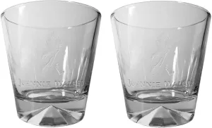 Johnnie Walker Diamond Base 3D Embossed Rocks Glass - 2020 Edition - Set of 2