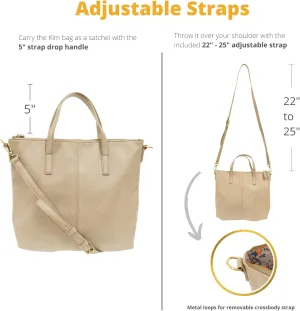 Joy Susan Women's Kim Top-Zip: Medium Tote Handbag