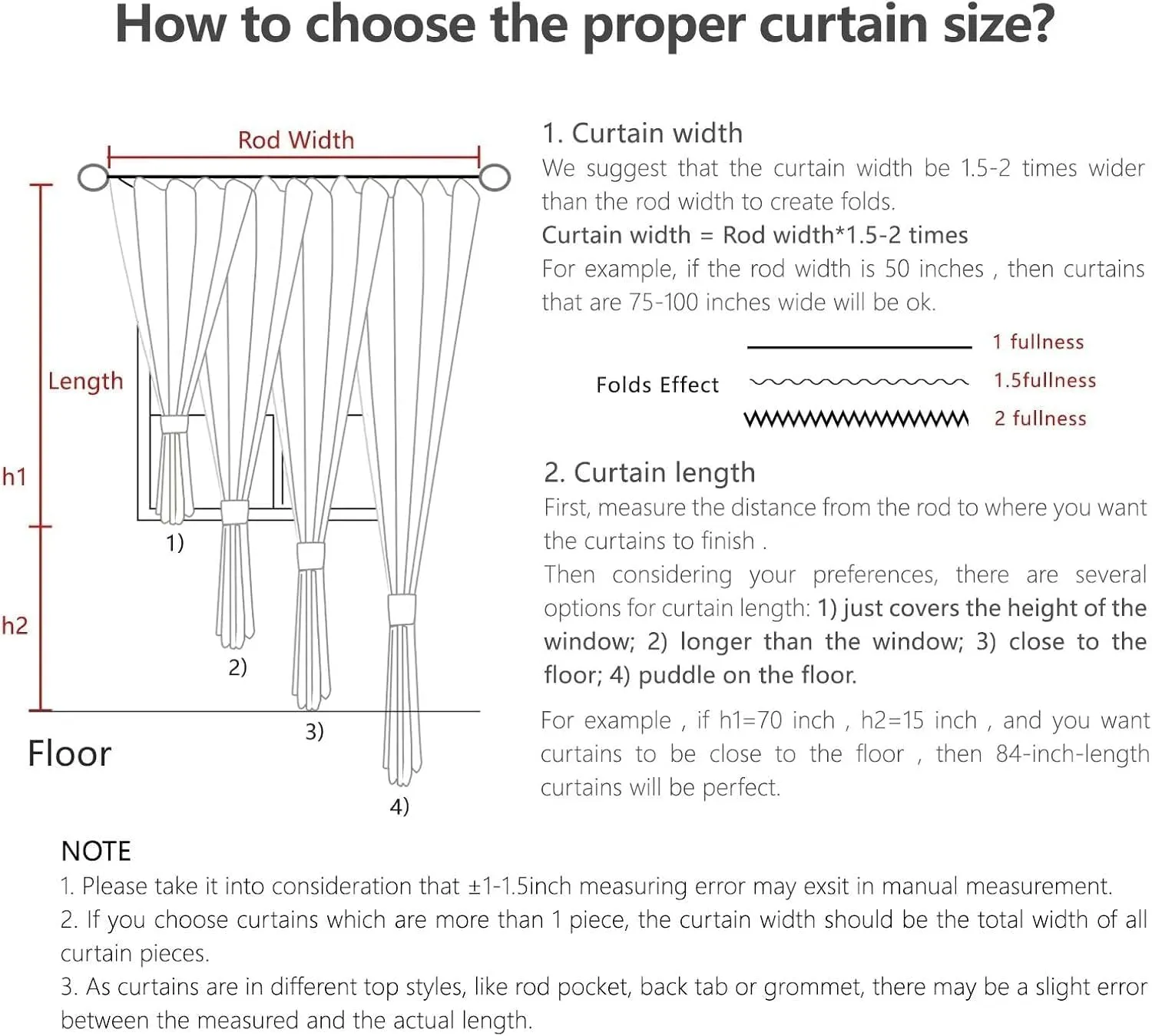 Joydeco Linen Curtains 96 Inch Length 2 Panel Sets for Living Room Bedroom, Light Filtreing Drapes with Back Tab Rod Pockets (96" L x 52" W, Beige)
