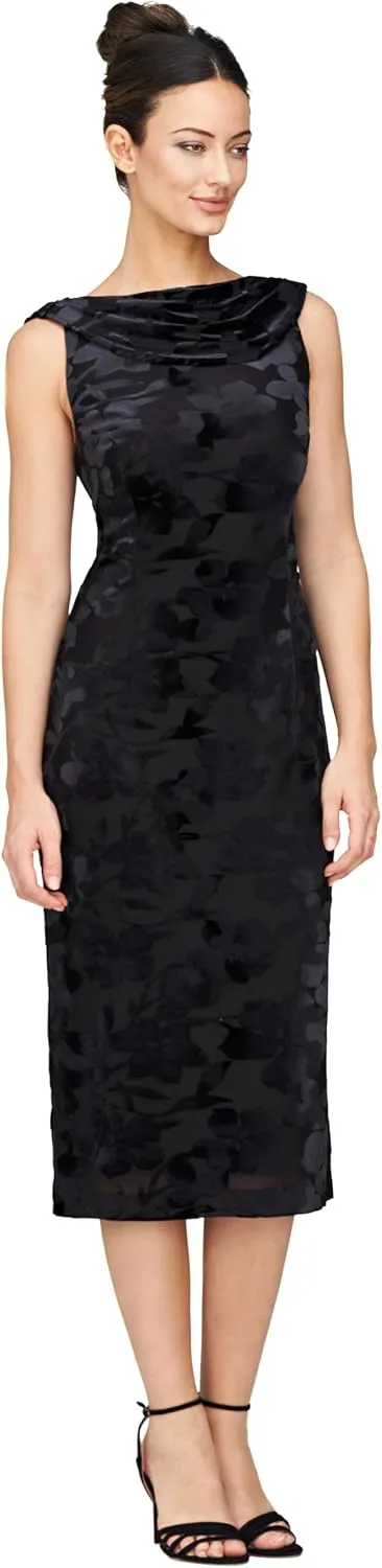 JS Collections Women's Ophelia Sheath Cocktail Dress