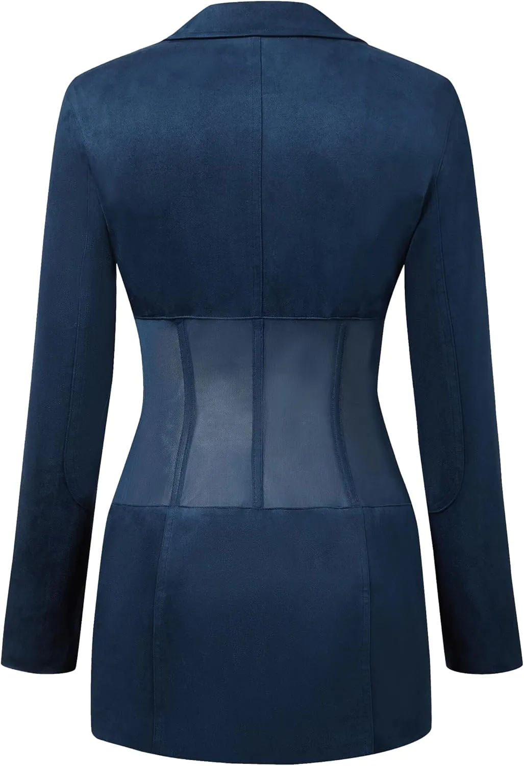 JW PEI Women's Suede Corset Jacket Mini Dress