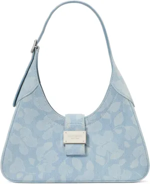 kate spade new york Nouveau Printed Denim Small Shoulder, Blue Multi