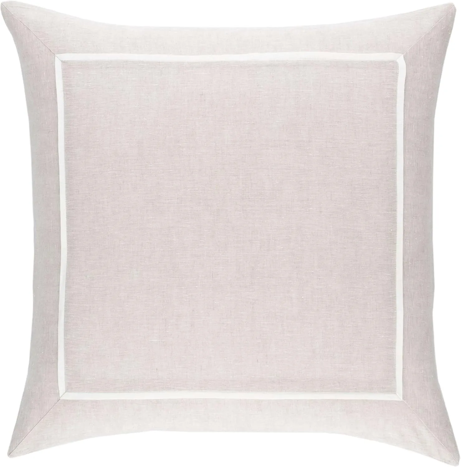 Keaton Linen Natural Duvet Sham, King Size, Neutral Solid Pattern