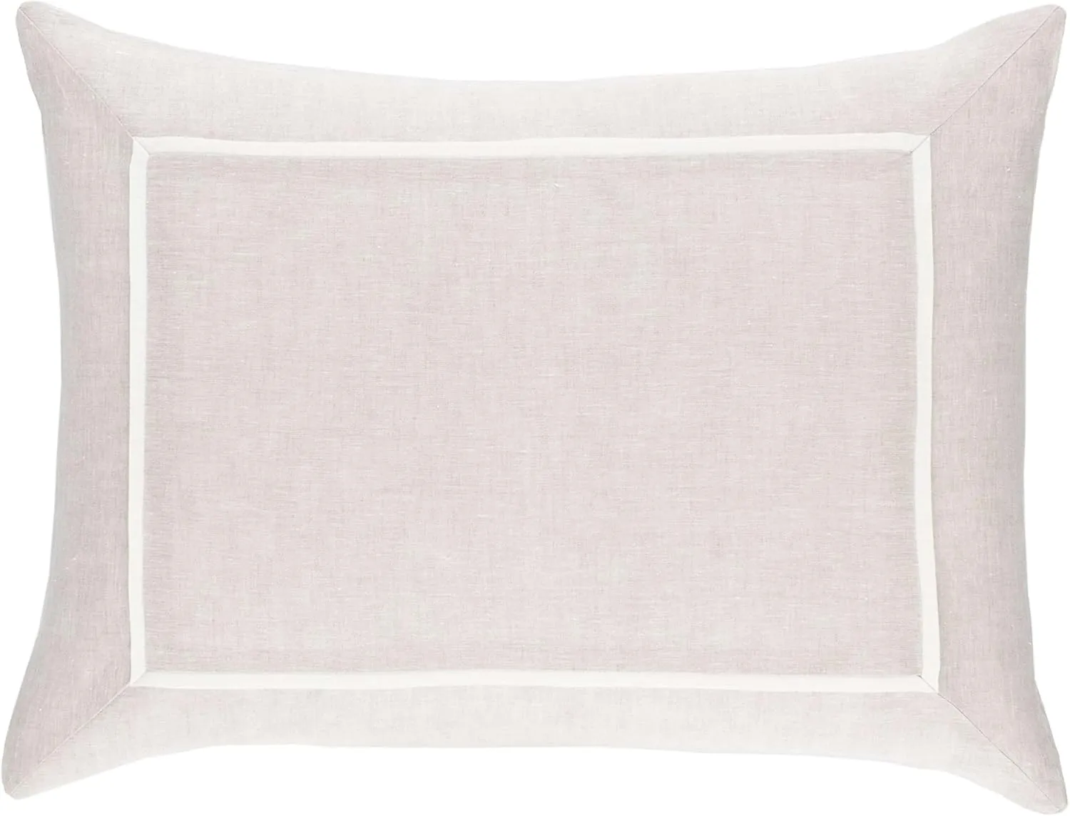 Keaton Linen Natural Duvet Sham, King Size, Neutral Solid Pattern