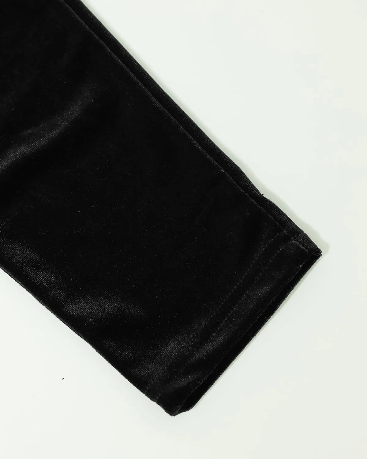 Kedera Women's High Waist Velvet Elastic Leggings Velvet Warm Yoga Pants Buttery Soft Velour Leggings