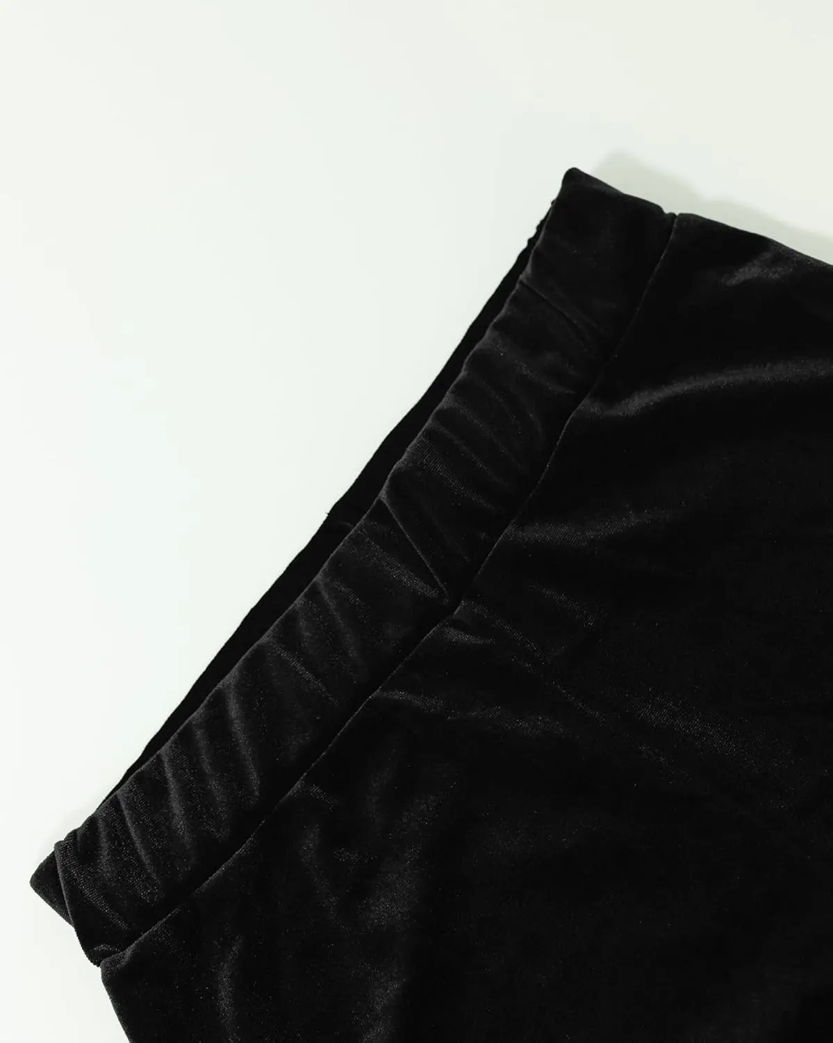 Kedera Women's High Waist Velvet Elastic Leggings Velvet Warm Yoga Pants Buttery Soft Velour Leggings
