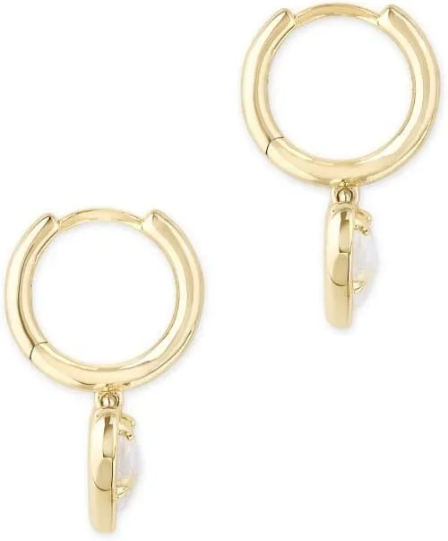 Kendra Scott Ari Heart Huggie Earrings for Women, Fashion Jewelry