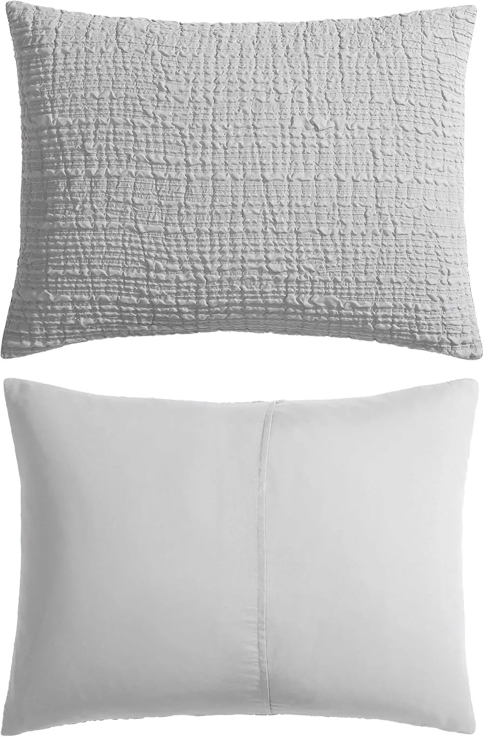 Kenneth Cole - Full/Queen Duvet Cover Set, Soft Bedding with Matching Shams, Embossed Modern Home Decor, Oeko-Tex Certified (Serenity Wavy Lines Grey, Full/Queen)