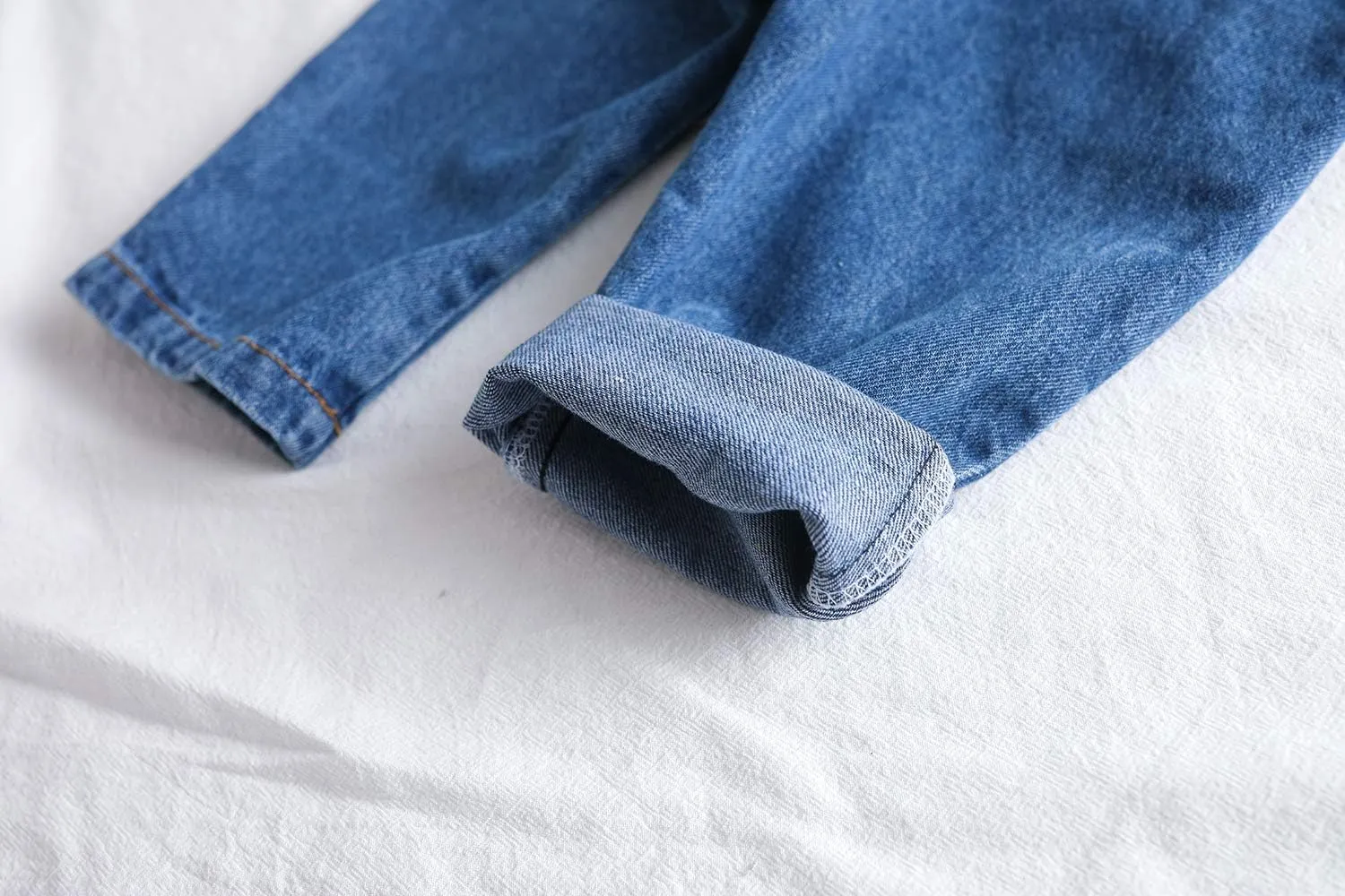 KIDSCOOL SPACE Baby Boy Girl Jean Overalls,Toddler Ripped Denim Cute Workwear