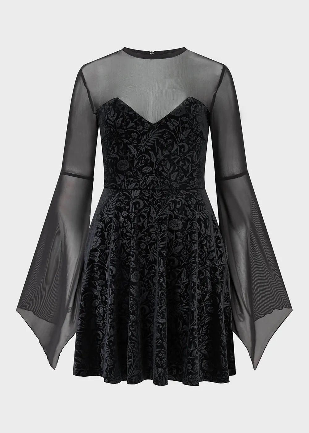 Killstar Enigma Garden Dress Black