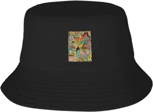King Music Gizzard and Lizard and Wizard Bucket Hat for Women Men Packable Fisherman hat Outdoor Cap Summer Travel Sun Hat Black