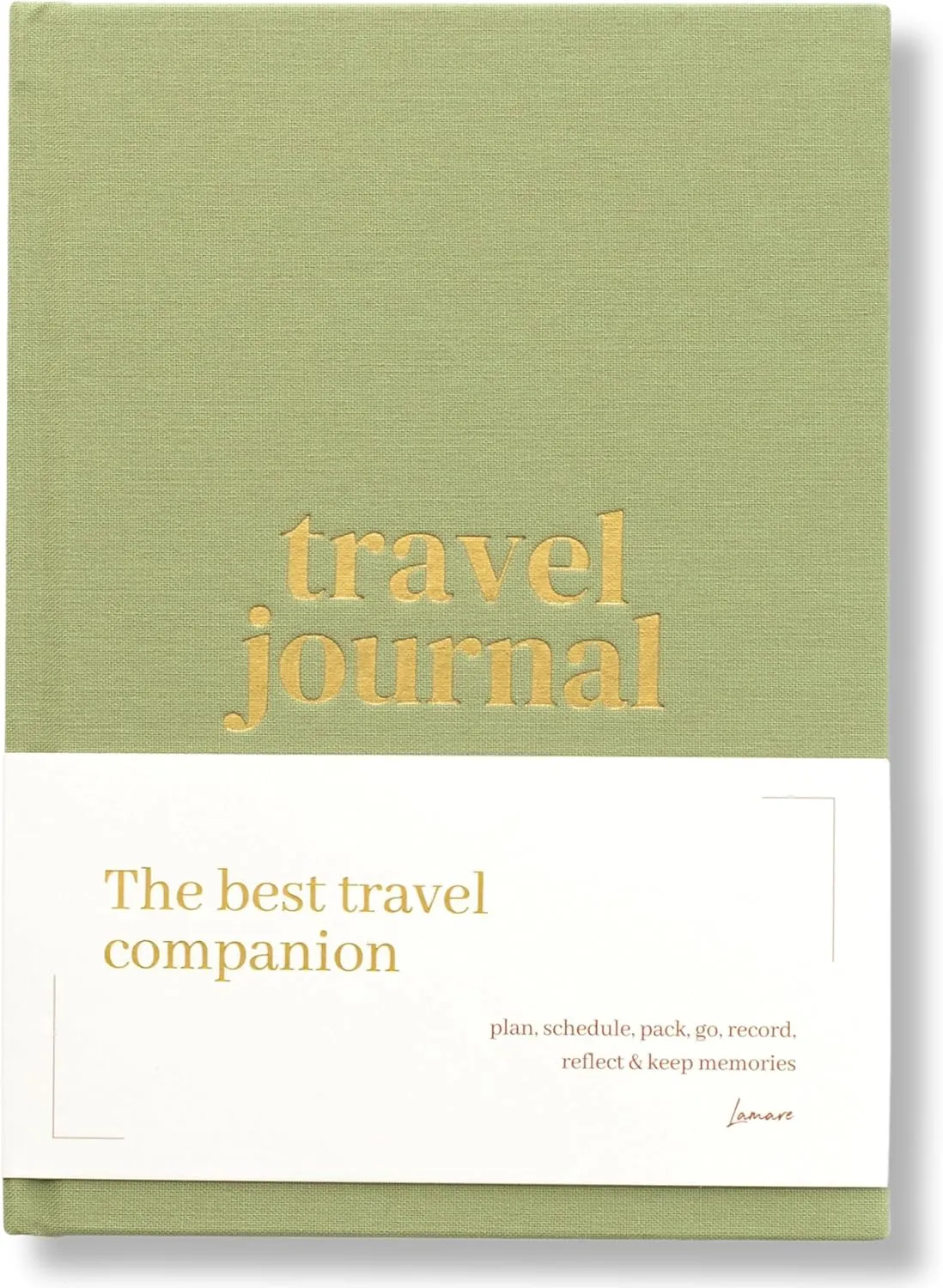Lamare Travel Journal for Women & Men - Travel Scrapbook, Adventure Journal, & Trip Planner with Pockets