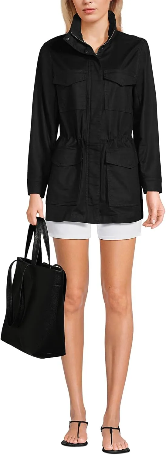 Lands' End Women's Faux Leather Tote