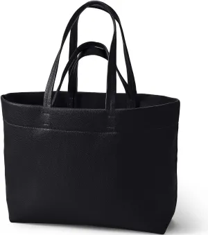 Lands' End Women's Faux Leather Tote